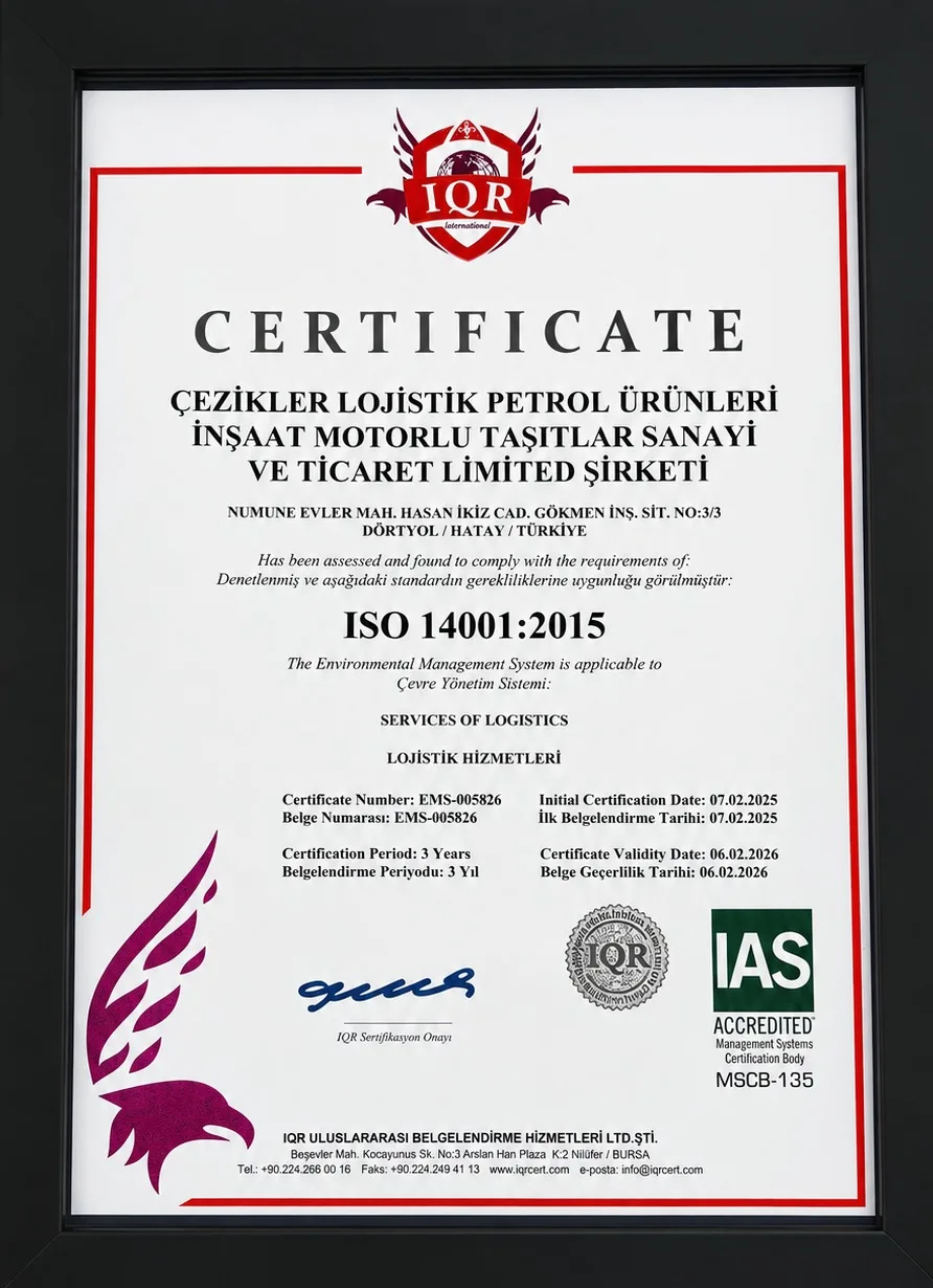 ISO 14001:2015 Çevre Yönetim Sistemi